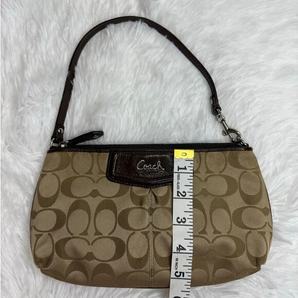 COACH y2k Brown Signature Canvas Wristlet / Mini Purse - Picture 8 of 9